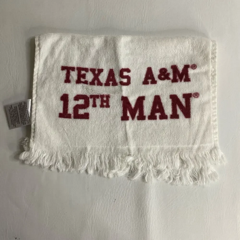 Texas A&M Aggies Golf 2 Towel 11 x 15 White Red Football College 100% Cotton